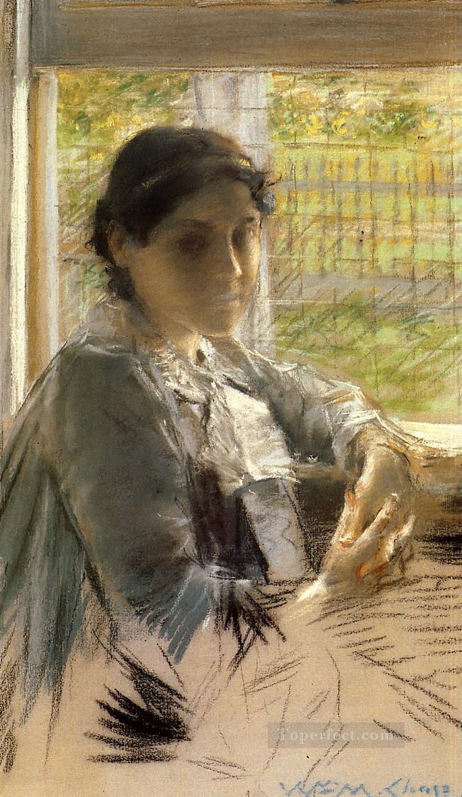 At the Window William Merritt Chase Oil Paintings